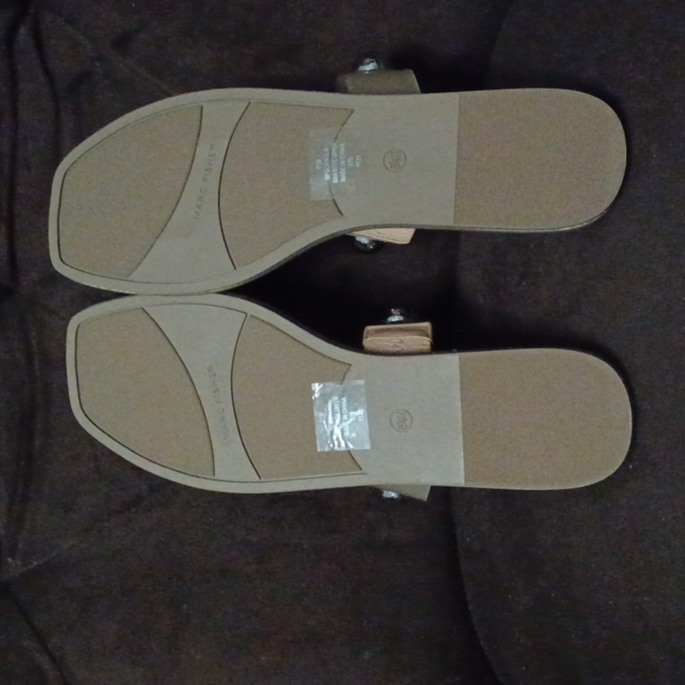 Frosted Lucite studded Sandals - Picture 3 of 4